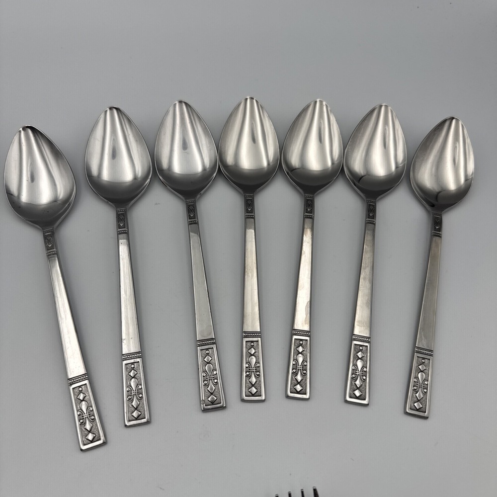 7 Tablespoons CORTINA Interpur stainless Flatware MCM Japan